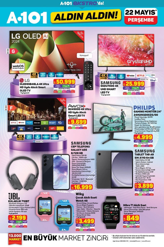 A101 22 Mayıs “Aldın Aldın” kataloğu yayımlandı: Teknolojiden mutfağa dev indirim - Resim: 2