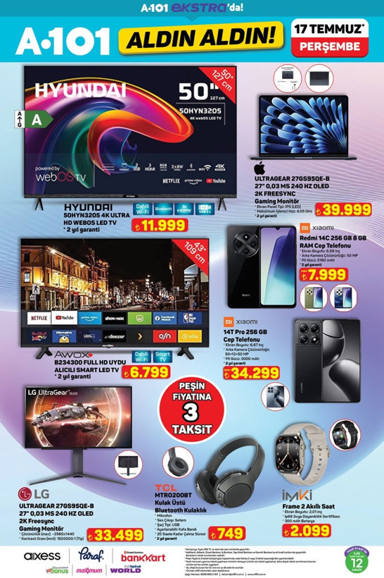 Bu fırsatlar kaçmaz: A101 17 Temmuz kataloğunda yok yok! - Resim: 1