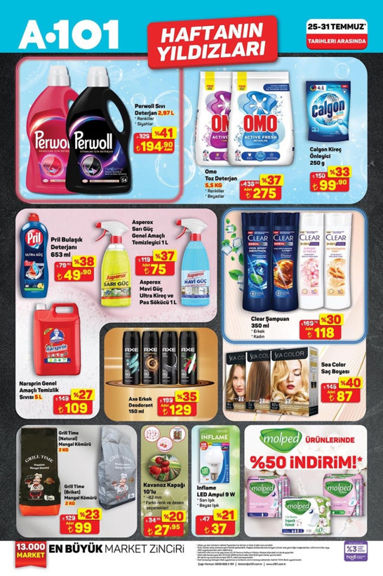 A101’de bu hafta yok yok! İşte 25-31 Temmuz aktüel ürünler kataloğu - Resim: 2