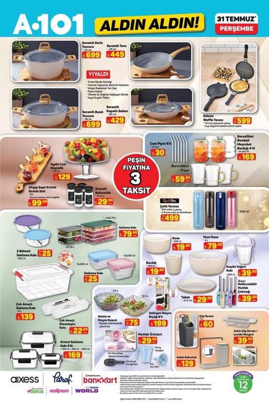 A101’de dev indirim fırsatı! Bu ürünler kapış kapış gidecek - Resim: 1