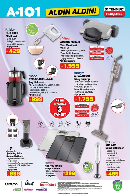 A101’de dev indirim fırsatı! Bu ürünler kapış kapış gidecek - Resim: 4
