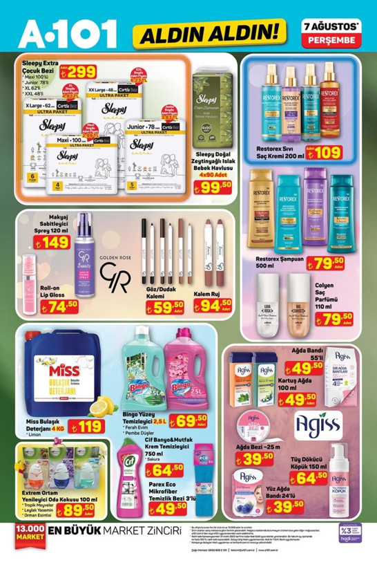 A101 yarın rafları boşaltacak! 7 Ağustos indirimli ürünler kataloğu yayınlandı - Resim: 2