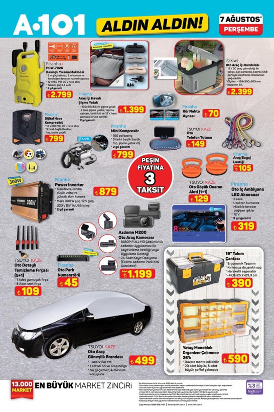 A101 yarın rafları boşaltacak! 7 Ağustos indirimli ürünler kataloğu yayınlandı - Resim: 8