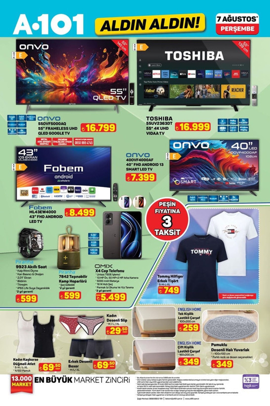 A101 yarın rafları boşaltacak! 7 Ağustos indirimli ürünler kataloğu yayınlandı - Resim: 10