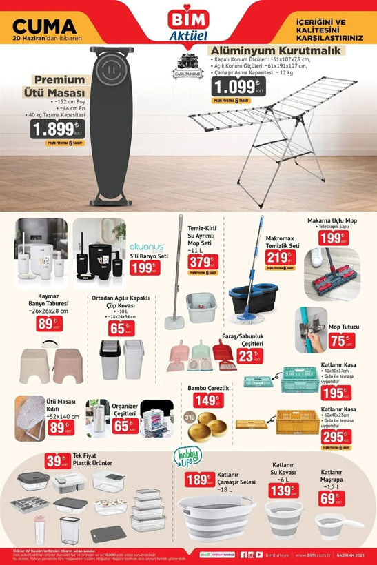 BİM 20 Haziran aktüel ürünleri raflara diziliyor: Drone fırsatı kaçmaz! - Resim: 5