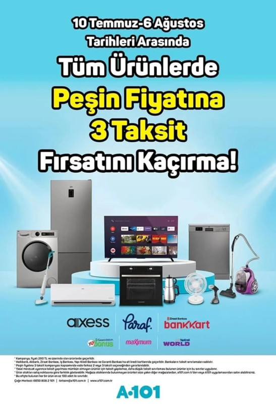 A101'de karavan satışı başladı! Aktüel katalogda yok yok, işte 10 Temmuz indirimli ürünler kataloğu - Resim: 7