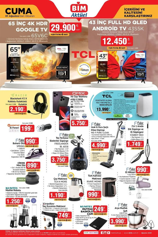 BİM'e akülü Chevrolet Camaro geliyor! 1 Ağustos aktüel ürünler kataloğu açıklandı - Resim: 1