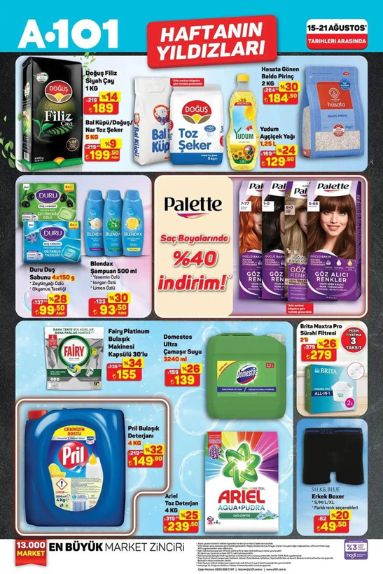 A101 15-21 Ağustos aktüel kataloğu yayımlandı: Bu fırsatlar kaçmaz! - Resim: 1