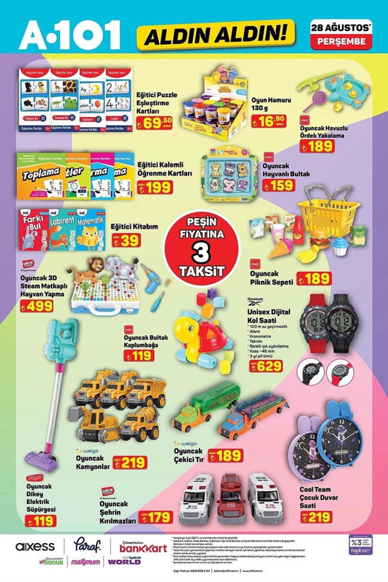 A101 28 Ağustos kataloğu yayınlandı: Halı yıkama makinesi ve daha fazlası! - Resim: 6