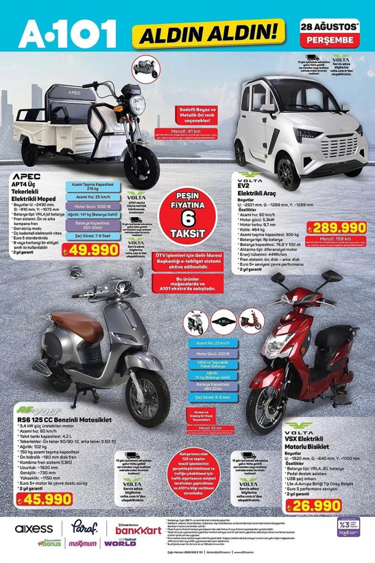 A101 28 Ağustos kataloğu yayınlandı: Halı yıkama makinesi ve daha fazlası! - Resim: 5