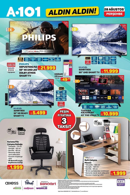 A101 28 Ağustos kataloğu yayınlandı: Halı yıkama makinesi ve daha fazlası! - Resim: 7