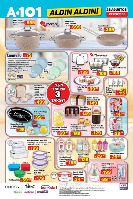 A101 28 Ağustos kataloğu yayınlandı: Halı yıkama makinesi ve daha fazlası! - Resim: 8