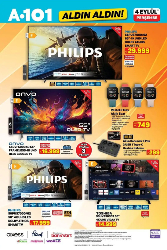 A101 Aldın Aldın 4 Eylül 2025 fırsatlarını duyurdu: Yetişen alacak! - Resim: 1