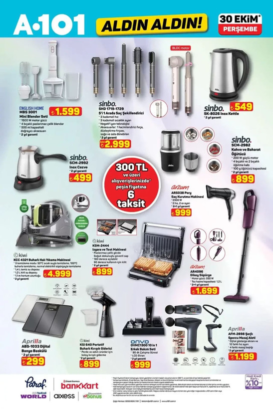 A101'e bu hafta neler geliyor? 30 Ekim aktüel ürünler kataloğu yayınlandı - Resim: 8