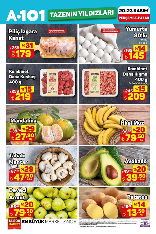 A101’de indirim yağmuru! 22-28 Kasım Haftanın Yıldızları kataloğu yayımlandı! A101’e hangi ürünler geliyor? - Resim: 3