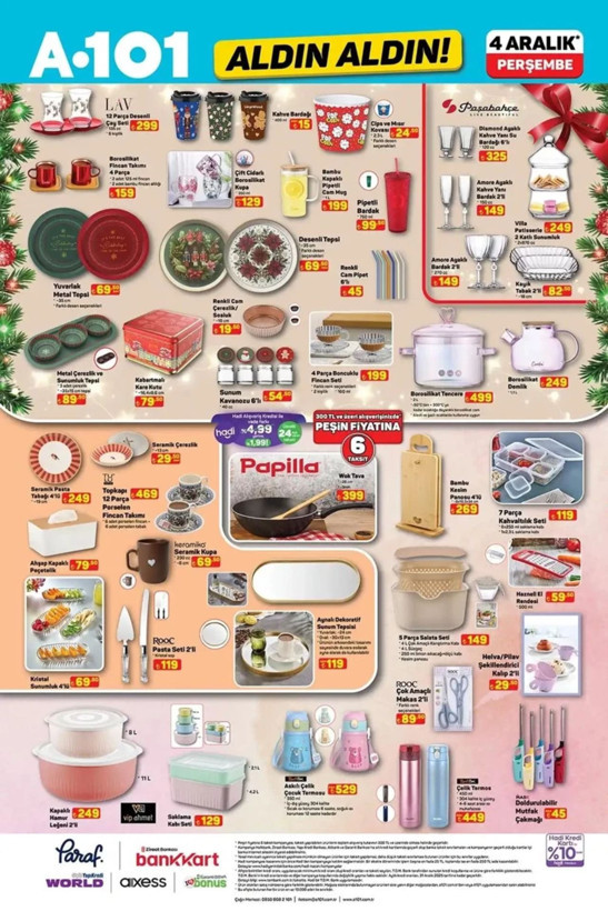 A101'de yılbaşı rüzgarı! İşte 4 Aralık 2025 aktüel ürünler kataloğu - Resim: 4