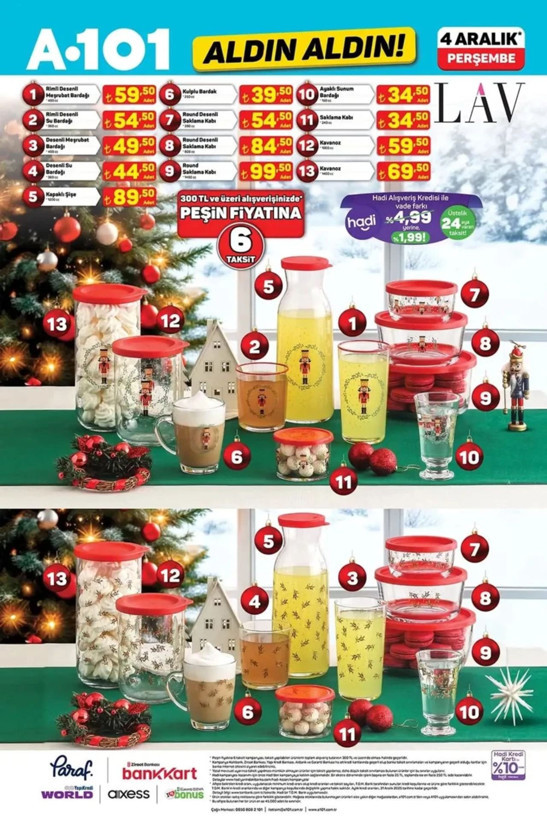 A101'de yılbaşı rüzgarı! İşte 4 Aralık 2025 aktüel ürünler kataloğu - Resim: 5