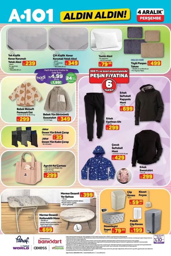 A101'de yılbaşı rüzgarı! İşte 4 Aralık 2025 aktüel ürünler kataloğu - Resim: 9