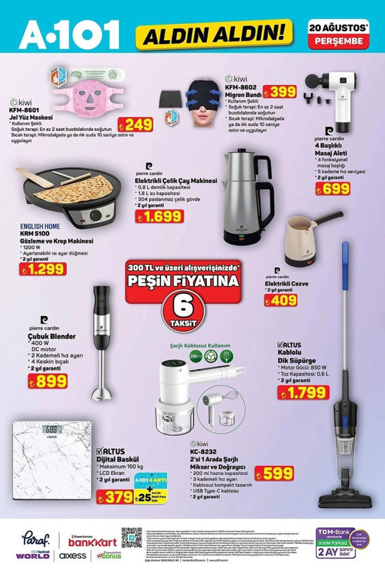 A101 20-26 Ağustos aktüel ürünler kataloğunda dikkat çeken fırsat! Çay makinesi geliyor - Resim: 4