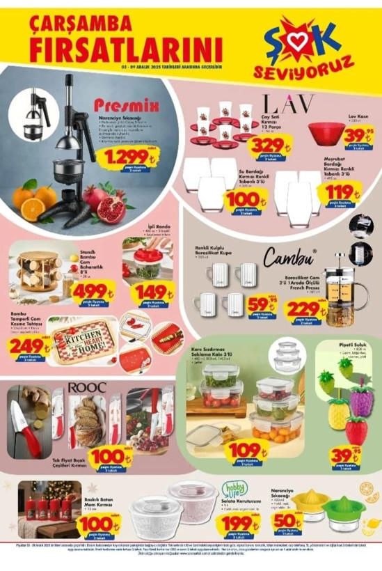 ŞOK'ta Tefal Dik Süpürge fırsatı ve dev indirimler başladı: 03-09 Aralık 2025 aktüel ürünler kataloğu belli oldu - Resim: 5