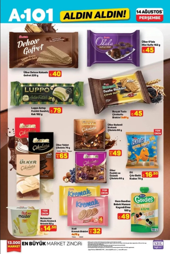 A101 market rafları dolup taşıyor! İşte A101 14 Ağustos perşembe aktüel ürünler kataloğu - Resim: 3