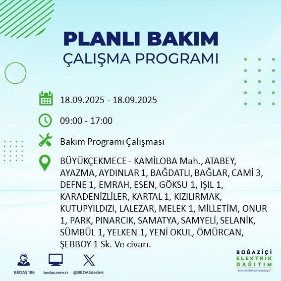 Yarın elektrik kesintisi saatler sürecek: 18 Eylül elektrik kesintileri - Resim: 65