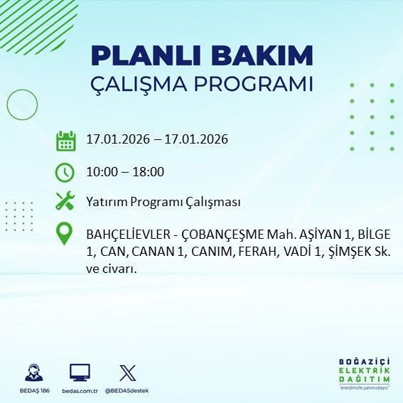 Yarın elektrik kesintisi 9 saat sürecek: Kesinti programı açıklandı - Resim: 12