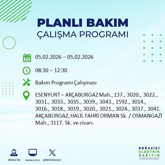 Yarın elektrikler 8 saat boyunca olmayacak: Kesinti listesi açıklandı - Resim: 4