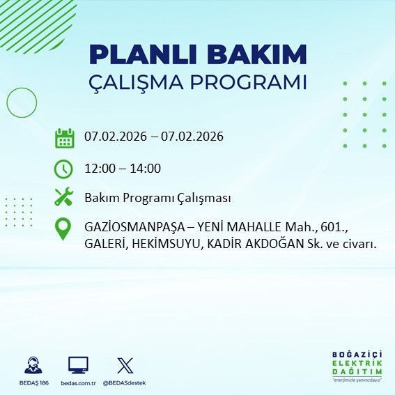 Yarın saat 9’da elektrikler kesilecek: Kesinti listesi açıklandı - Resim: 29