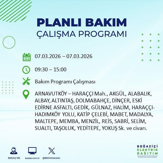 Yarın elektrik kesintisi 9’da başlayacak: Kesinti listesi açıklandı - Resim: 9