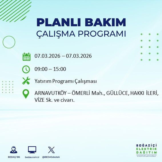 Yarın elektrik kesintisi 9’da başlayacak: Kesinti listesi açıklandı - Resim: 11