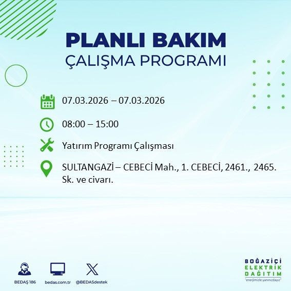 Yarın elektrik kesintisi 9’da başlayacak: Kesinti listesi açıklandı - Resim: 17