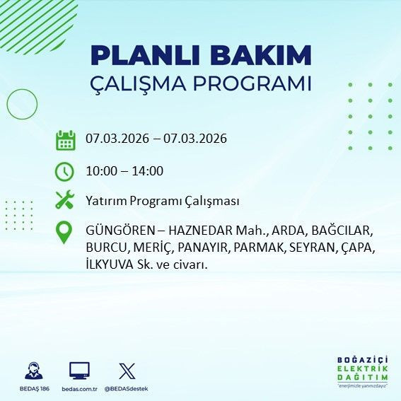 Yarın elektrik kesintisi 9’da başlayacak: Kesinti listesi açıklandı - Resim: 22