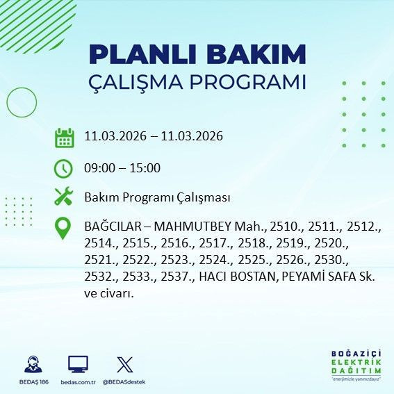 Perşembe günü elektrik kesintisi 8 saat sürecek: Kesinti listesi açıklandı - Resim: 12