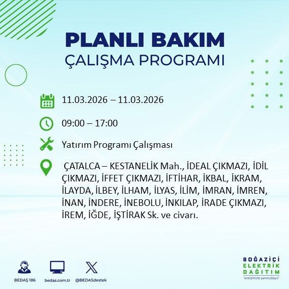 Perşembe günü elektrik kesintisi 8 saat sürecek: Kesinti listesi açıklandı - Resim: 39