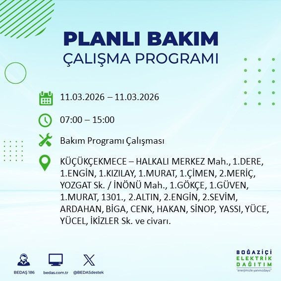 Perşembe günü elektrik kesintisi 8 saat sürecek: Kesinti listesi açıklandı - Resim: 43