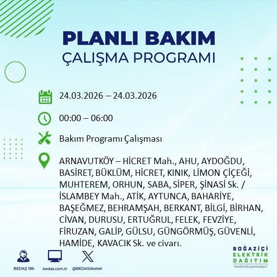Yarın 9’dan itibaren elektrikler olmayacak: Kesinti listesi açıklandı - Resim: 6