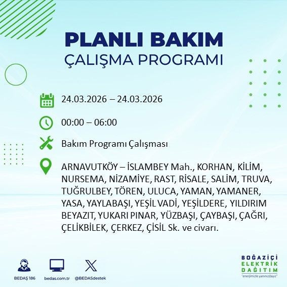 Yarın 9’dan itibaren elektrikler olmayacak: Kesinti listesi açıklandı - Resim: 7