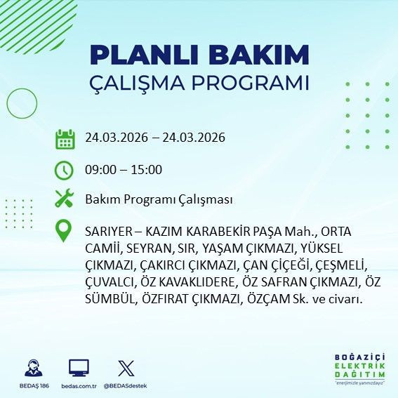 Yarın 9’dan itibaren elektrikler olmayacak: Kesinti listesi açıklandı - Resim: 16