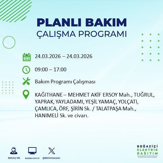 Yarın 9’dan itibaren elektrikler olmayacak: Kesinti listesi açıklandı - Resim: 21