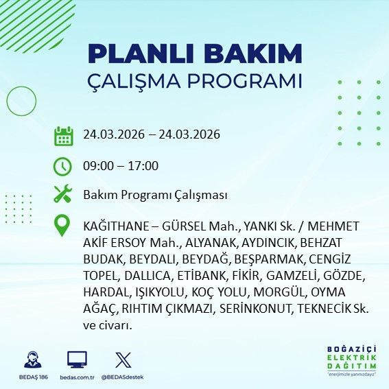 Yarın 9’dan itibaren elektrikler olmayacak: Kesinti listesi açıklandı - Resim: 20