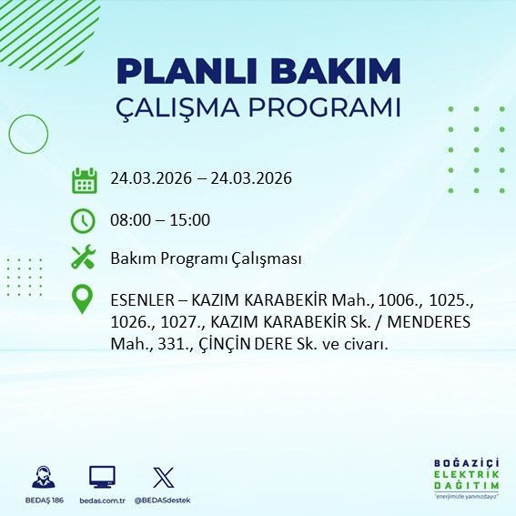 Yarın 9’dan itibaren elektrikler olmayacak: Kesinti listesi açıklandı - Resim: 25
