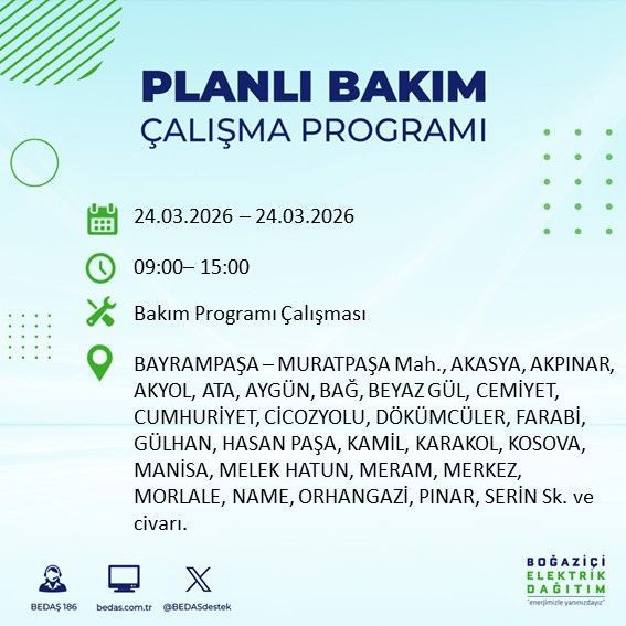 Yarın 9’dan itibaren elektrikler olmayacak: Kesinti listesi açıklandı - Resim: 31