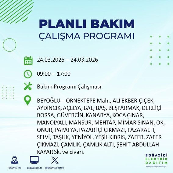 Yarın 9’dan itibaren elektrikler olmayacak: Kesinti listesi açıklandı - Resim: 34