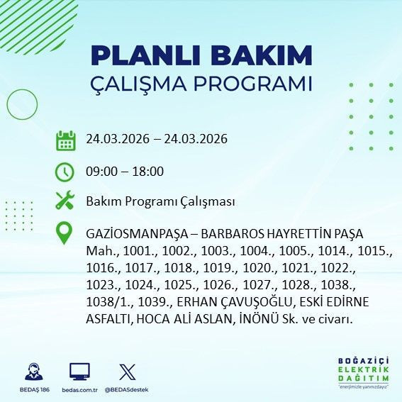 Yarın 9’dan itibaren elektrikler olmayacak: Kesinti listesi açıklandı - Resim: 37