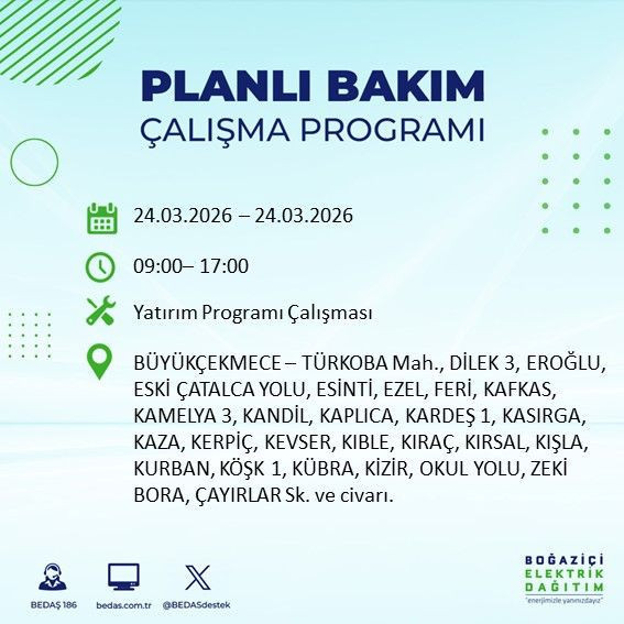 Yarın 9’dan itibaren elektrikler olmayacak: Kesinti listesi açıklandı - Resim: 40