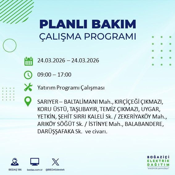 Yarın 9’dan itibaren elektrikler olmayacak: Kesinti listesi açıklandı - Resim: 50