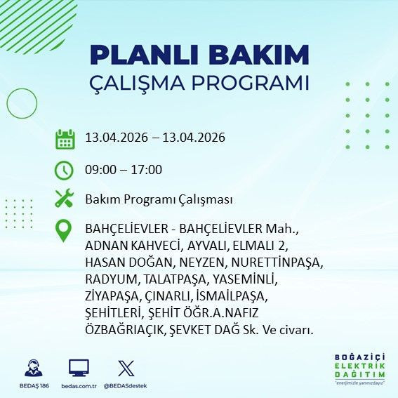 Yarın karanlığa hazır olun: Elektrikler 9 saat boyunca olmayacak - Resim: 11