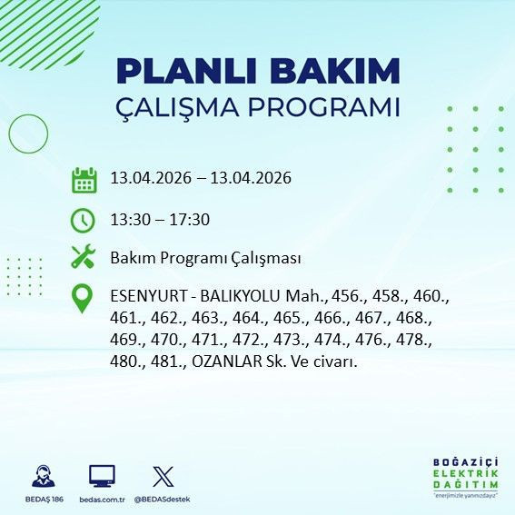 Yarın karanlığa hazır olun: Elektrikler 9 saat boyunca olmayacak - Resim: 21