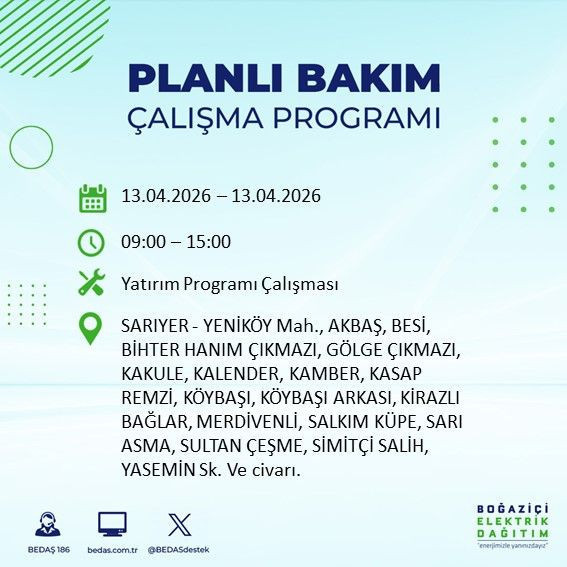 Yarın karanlığa hazır olun: Elektrikler 9 saat boyunca olmayacak - Resim: 60